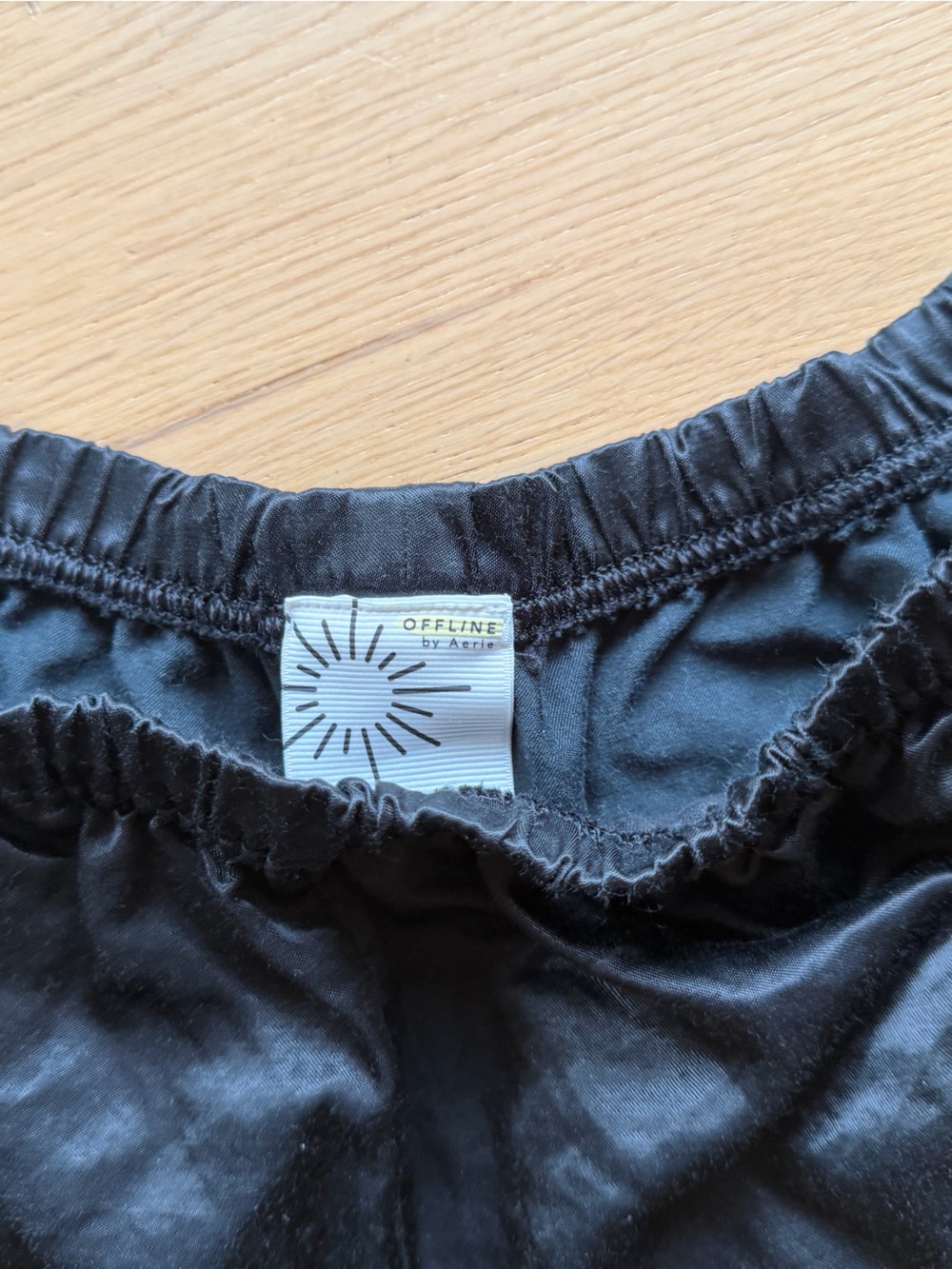 Aerie Offline Satin Track Shorts - Picture 2 of 4